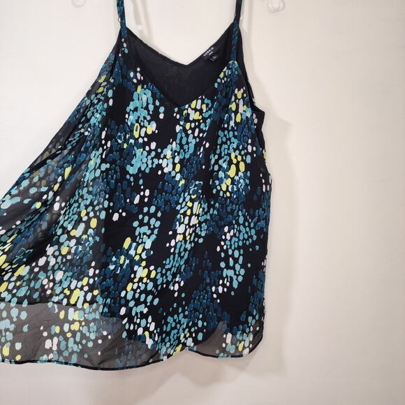 Torrid Sofie Chiffon swing cami semi sheer v-neck tank top woman's size 2X - Picture 7 of 11